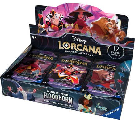 Disney Lorcana: Rise of The Floodborn TCG Booster Display Box (24 Booster Packs)