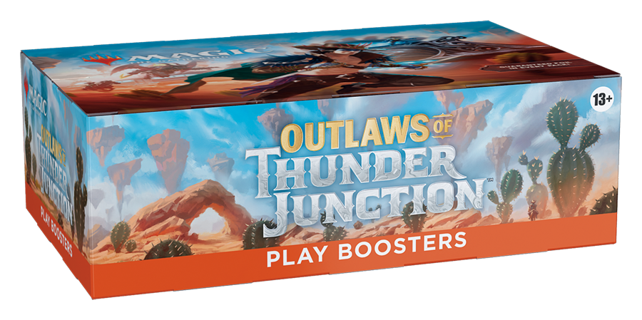 Magic: The Gathering Outlaws of Thunder Junction Play Booster Display Box - 36 Packs (504 Magic Cards)