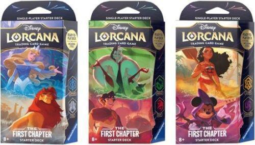 Disney Lorcana TCG: First Chapter Starter Deck (60 Cards) [Choose Character]