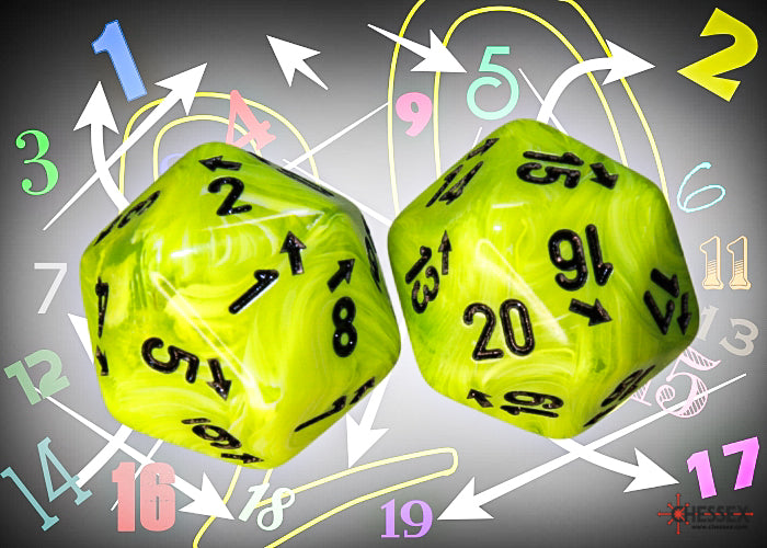 Chessex - Countup Countdown D20 Vortex [Choose One]
