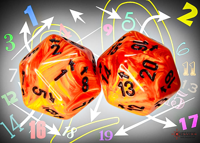 Chessex - Countup Countdown D20 Vortex [Choose One]
