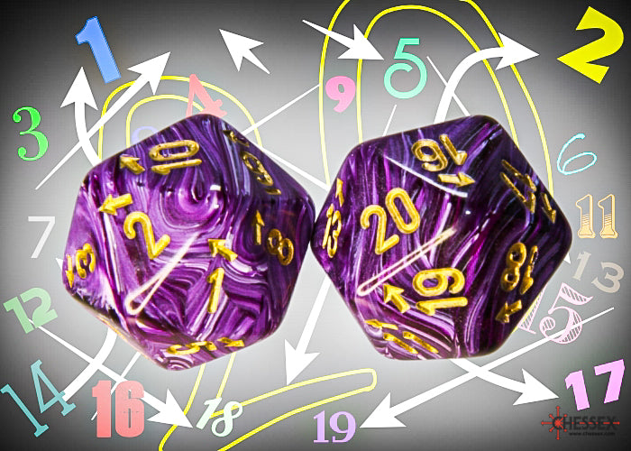 Chessex - Countup Countdown D20 Vortex [Choose One]
