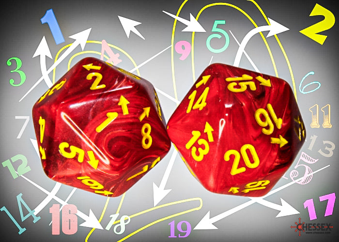 Chessex - Countup Countdown D20 Vortex [Choose One]
