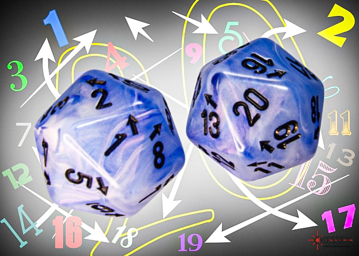 Chessex - Countup Countdown D20 Vortex [Choose One]