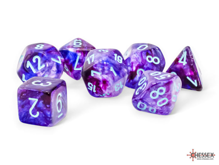 Chessex - Nebula Mega-Hedral 7 Die Set [Choose A Color]