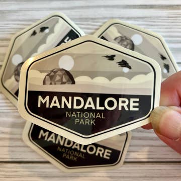 Star Wars Inspired National Park Vinyl Sticker