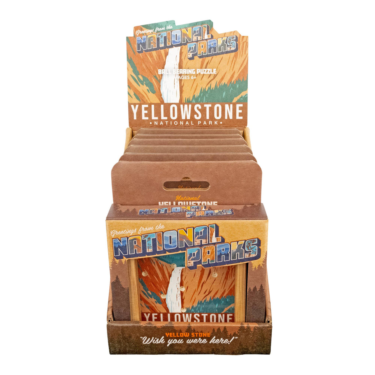 Yellowstone National Park Puzzle 6pc Display