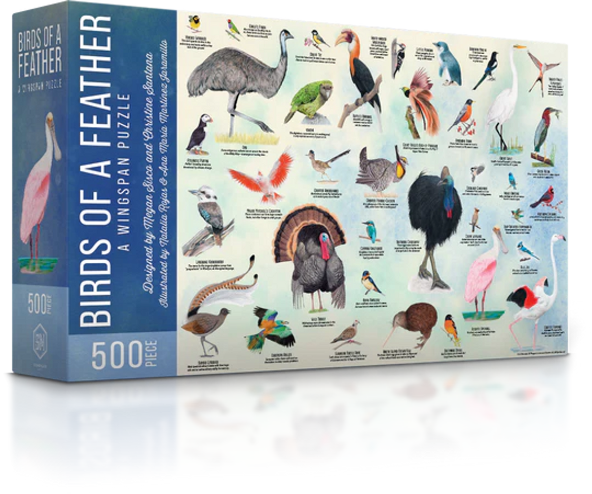 A Wingspan 500 Piece Puzzle - Birds of a Feather