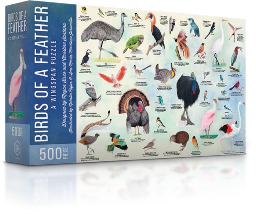 A Wingspan 500 Piece Puzzle - Birds of a Feather