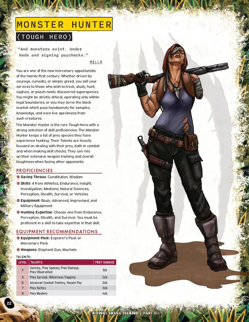 Everyday Heroes RPG - Kong Skull Island Cinematic Adventure