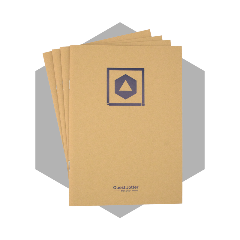Quest Jotters For RPG Players 4-Pack (D&D 5E)