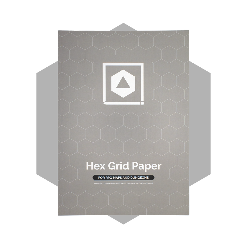 Hex Grid Paper 1" and 1/2"