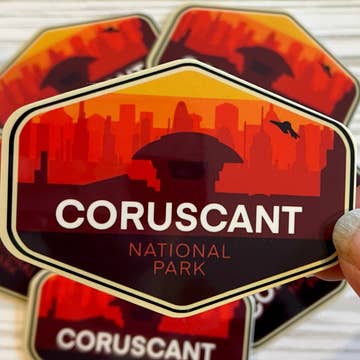Star Wars Inspired National Park Vinyl Sticker