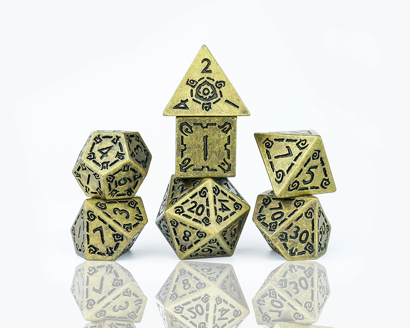 Sirius Dice - RPG Dice Set Illusory Metal [Choose One]