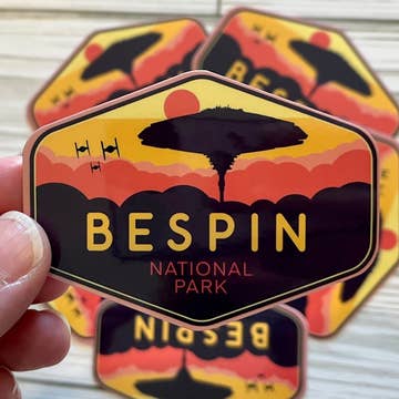 Star Wars Inspired National Park Vinyl Sticker