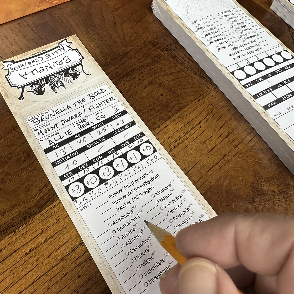 Stat Trackers: Dungeon & Dragons Character Tracker