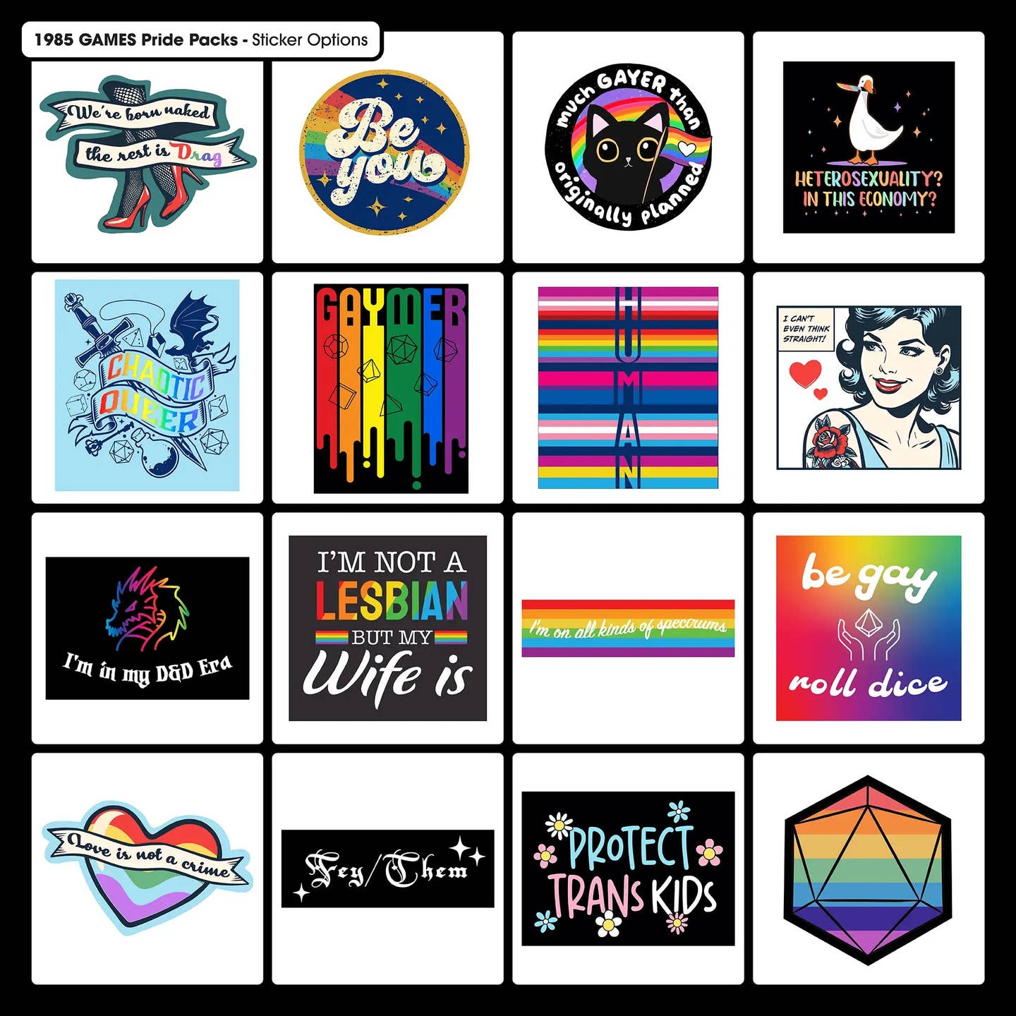 Dice: Pride Mystery Dice Bag (Contains Dice, a sticker & a Pin)