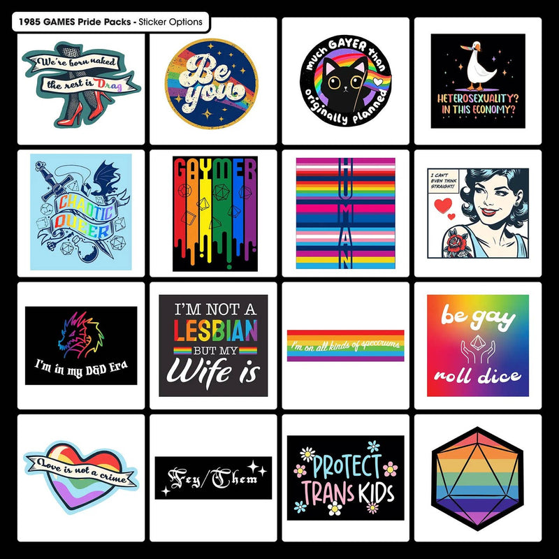 Dice: Pride Mystery Dice Bag (Contains Dice, a sticker & a Pin)