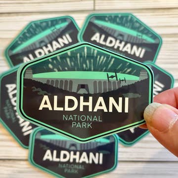 Star Wars Inspired National Park Vinyl Sticker