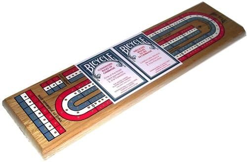 Bicycle: 3 Track Cribbage Board