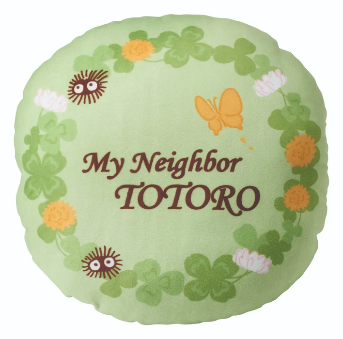 My Neighbor Totoro: Marushin Mochi Mochi Cushion - Totoro, Clovers and flowers