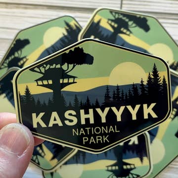Star Wars Inspired National Park Vinyl Sticker