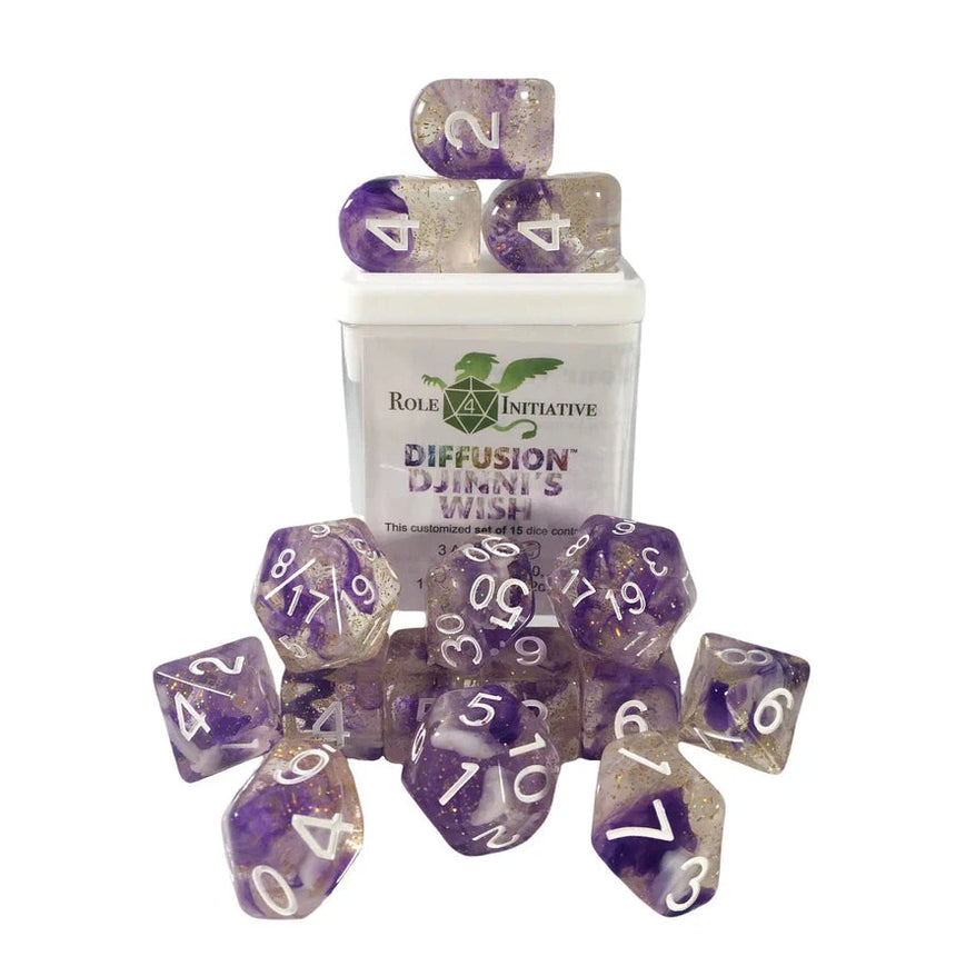 Role 4 Initiative - Diffusion Dice Set of 15 [Choose One]