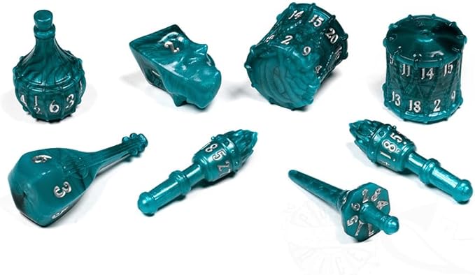 PolyHero: Bard 8 Dice Set and Accessories [Choose One]