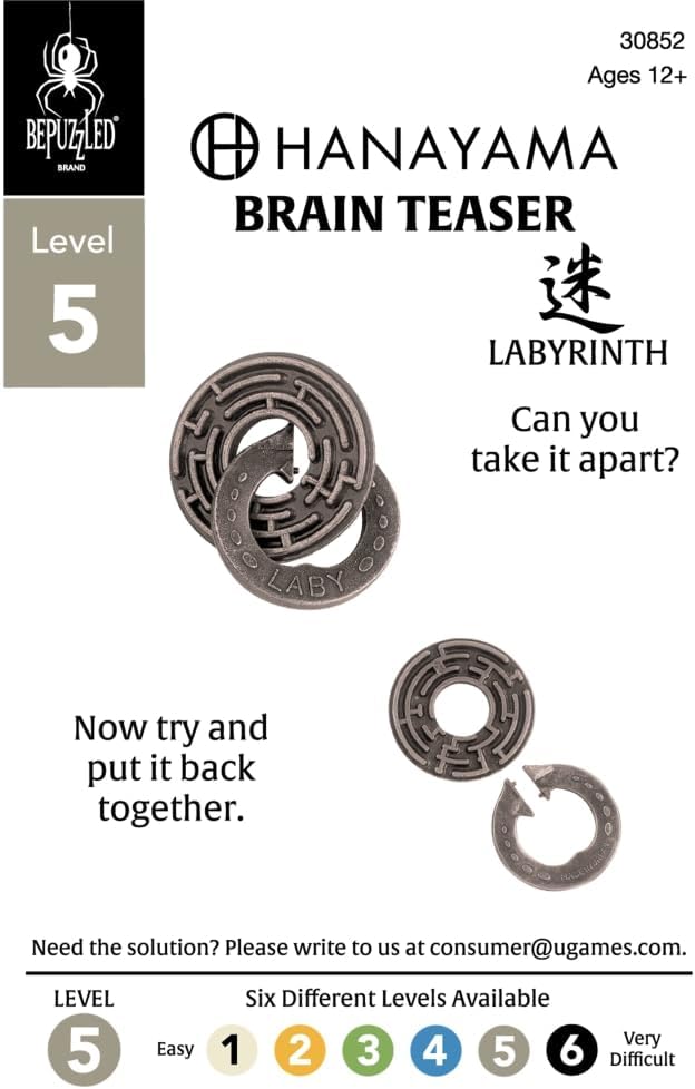Brain Teaser: Hanayama: Labyrinth Lvl 5