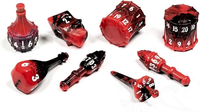 PolyHero: Bard 8 Dice Set and Accessories [Choose One]