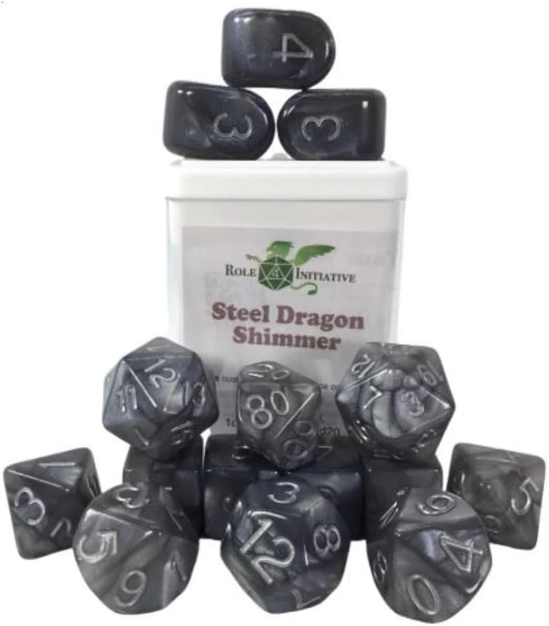 Role 4 Initiative - Shimmer Dice Set of 15 [Choose One]