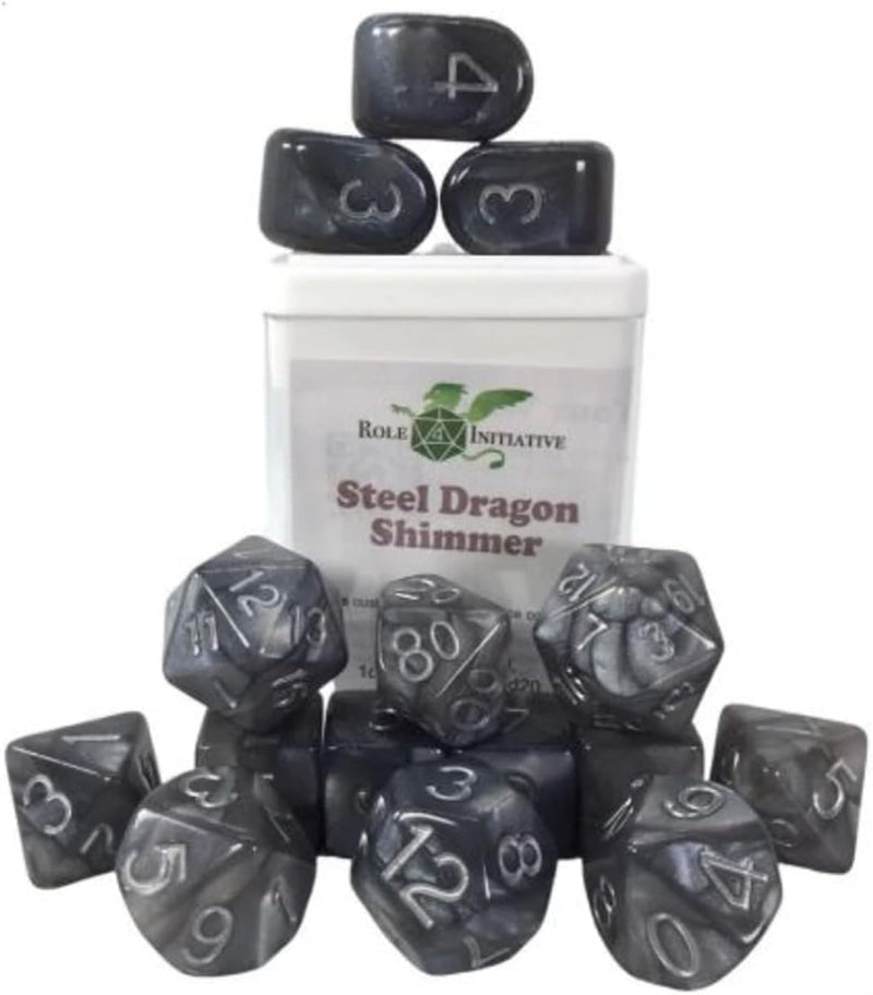 Role 4 Initiative - Shimmer Dice Set of 15 [Choose One]