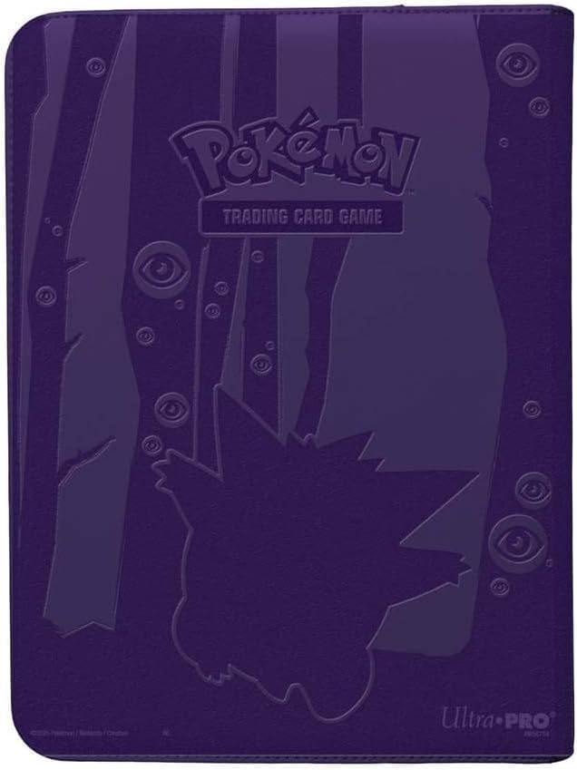 Ultra Pro Elite Gengar 9-Pocket Zippered PRO Binder for Pokémon