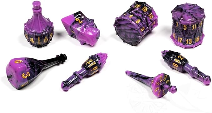 PolyHero: Bard 8 Dice Set and Accessories [Choose One]
