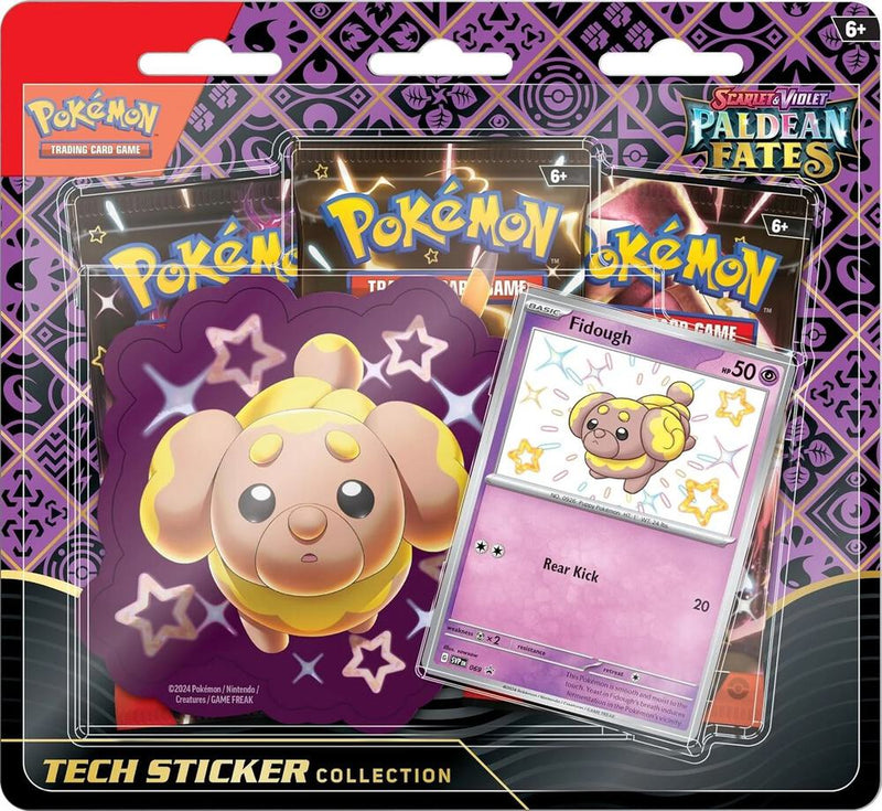 Pokemon TCG: Scarlet & Violet Paldean Fates Tech Sticker Collection