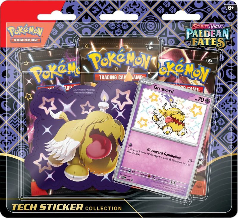Pokemon TCG: Scarlet & Violet Paldean Fates Tech Sticker Collection