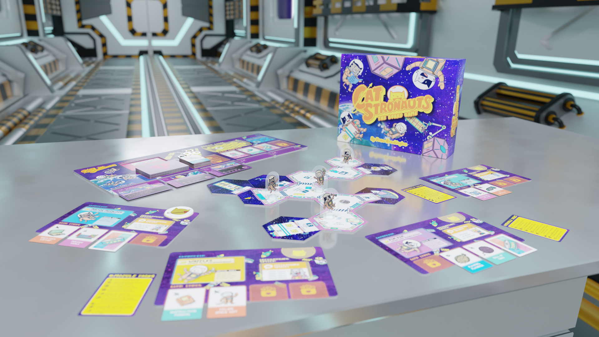 Catstronauts The Board Game