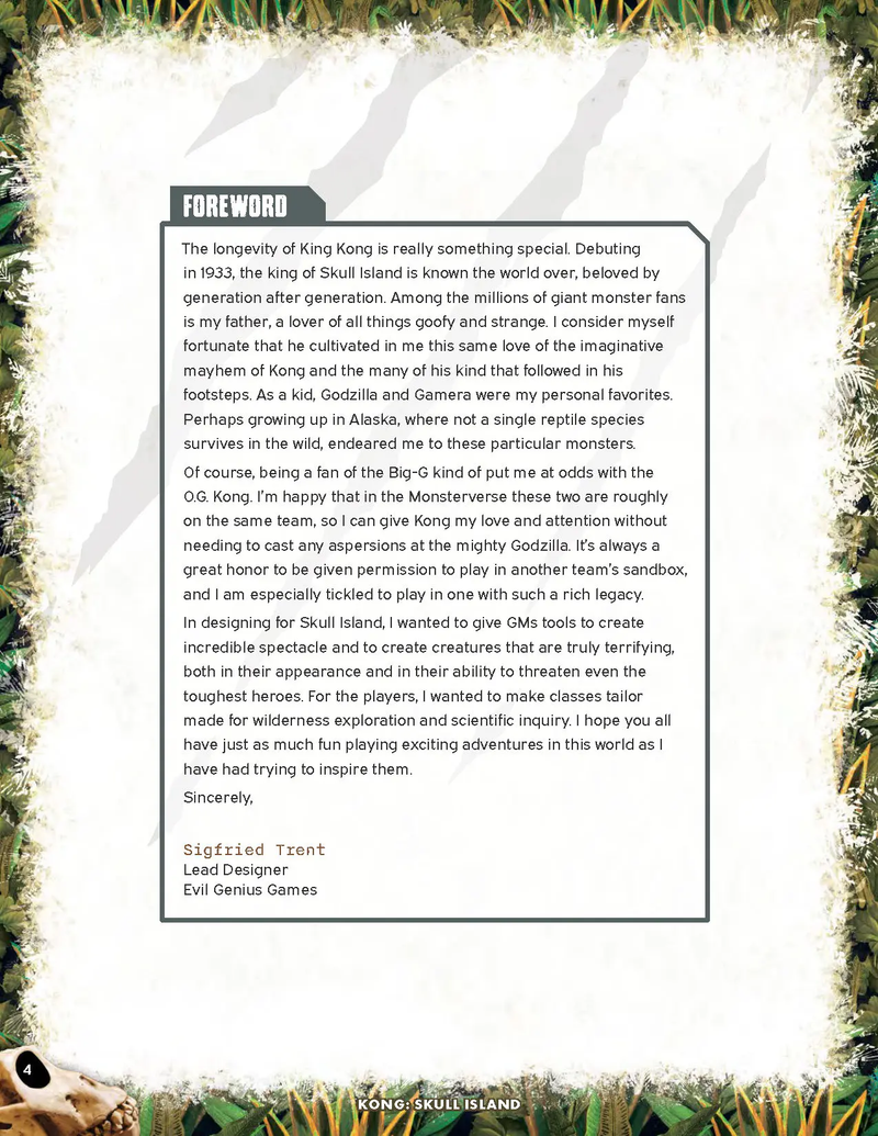 Everyday Heroes RPG - Kong Skull Island Cinematic Adventure