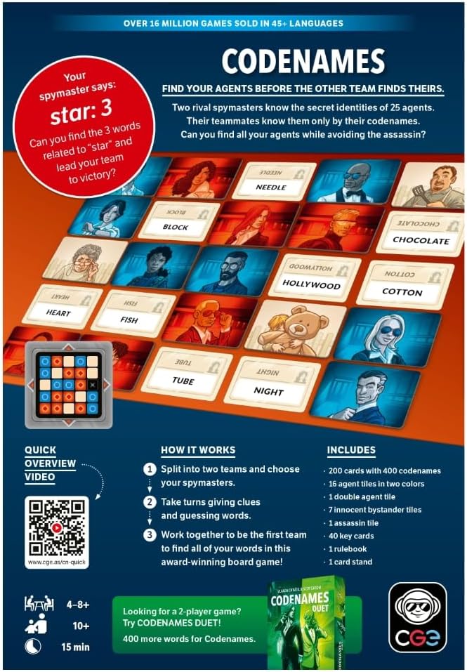Code Names Rules Explained Codenames (2025 Edition) — House Rules Lounge