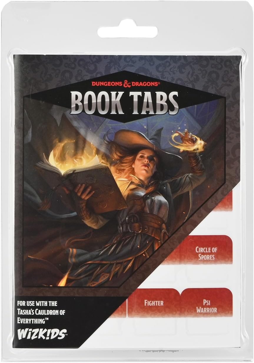 Dungeons & Dragons Book Tabs: Tasha Cauldron of Everything