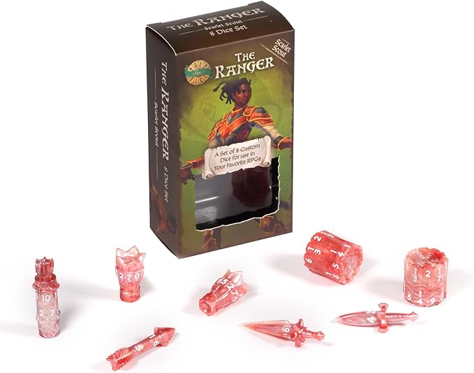 PolyHero: Ranger 8 Dice Set and Accessories [Choose One]