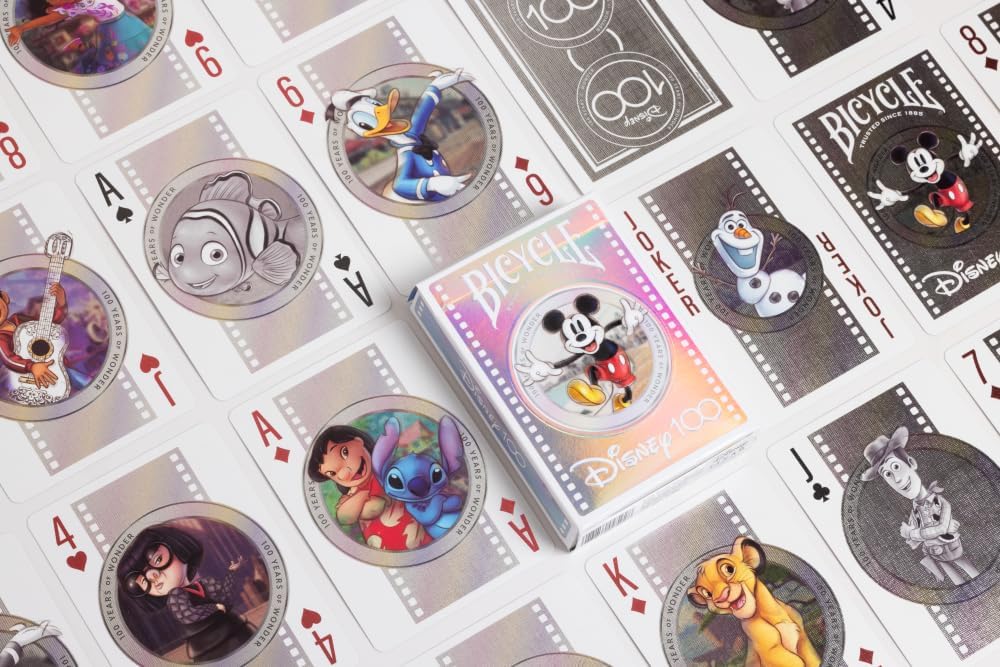 Playing Cards: Bicycle: Disney 100