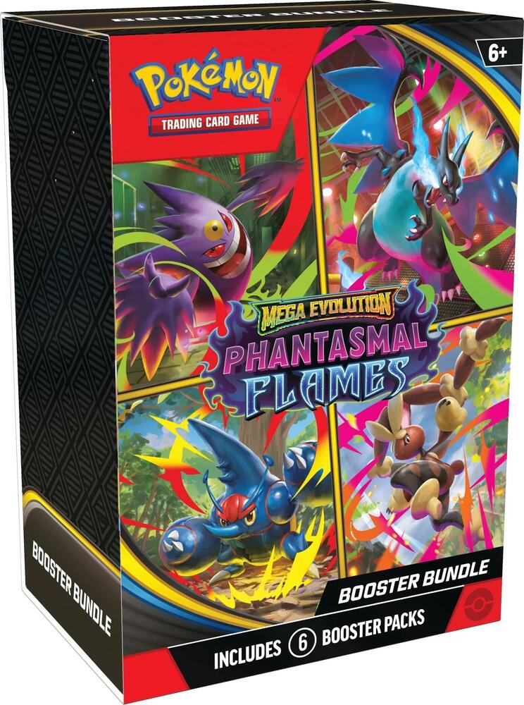 Pokemon TCG: Mega Evolutions 2 Phantasmal Flames Booster Bundle