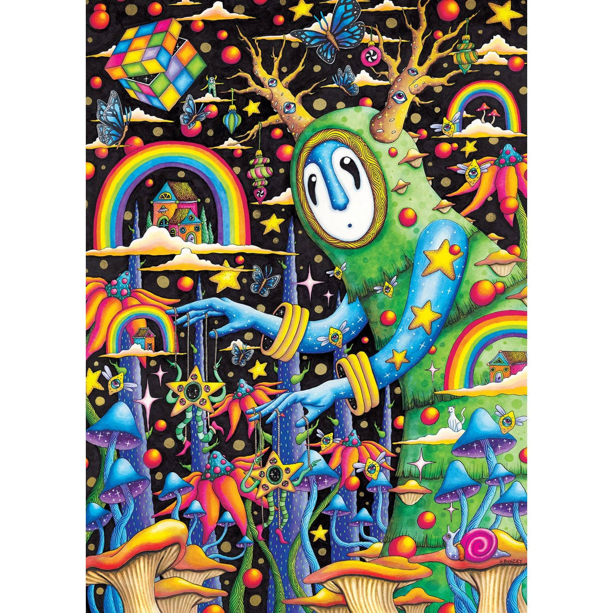 Puzzle: Wonderous Worlds - The World Was Mad (1000 Piece)