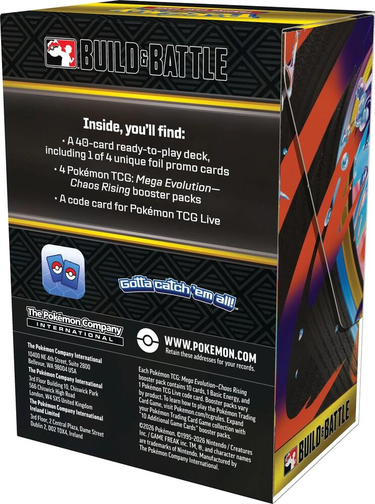 Pokemon TCG: ME4 Chaos Rising Build & Battle Box
