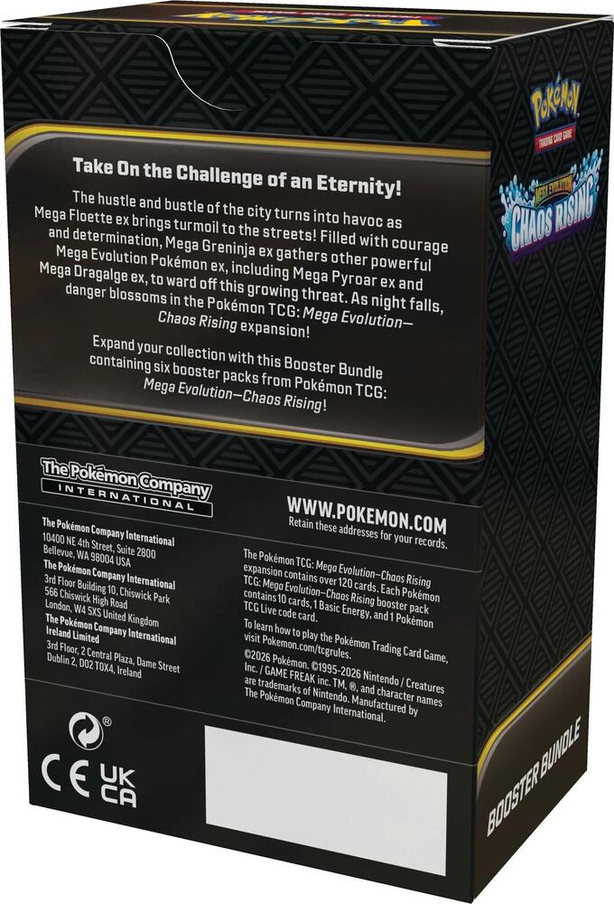 Pokemon TCG: ME4: Chaos Rising Booster Bundle