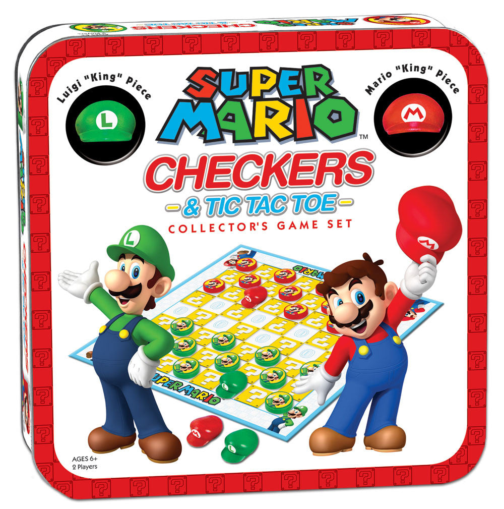 Super Mario - Checkers & Tic Tac Toe