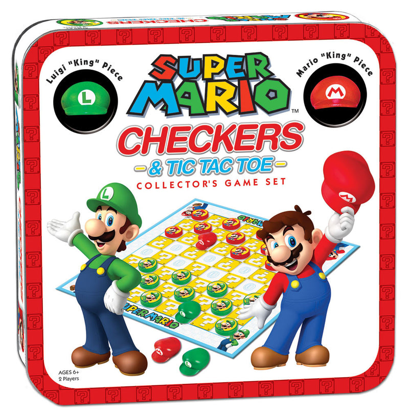 Super Mario - Checkers & Tic Tac Toe