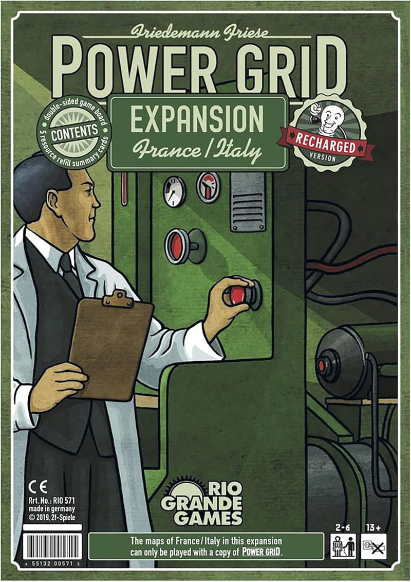 Power Grid: France/Italy Expansion