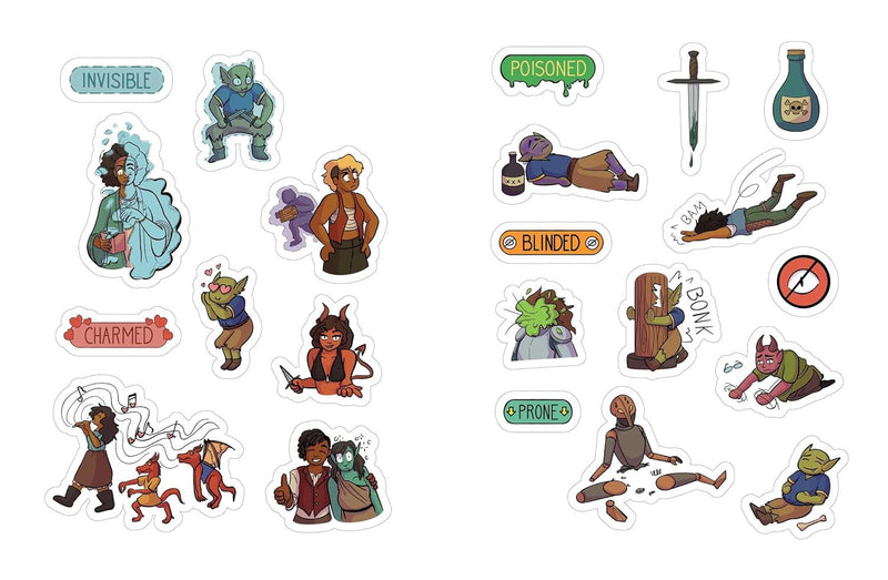 The Dungeonmeister RPG Sticker Book